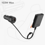 5-Port Car Charger 100W