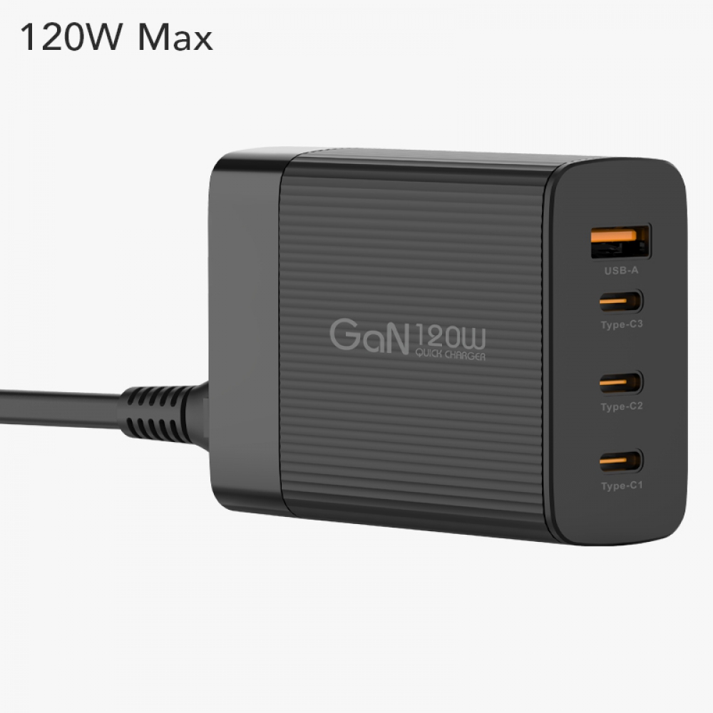 4-Port Desktop Charger 120W