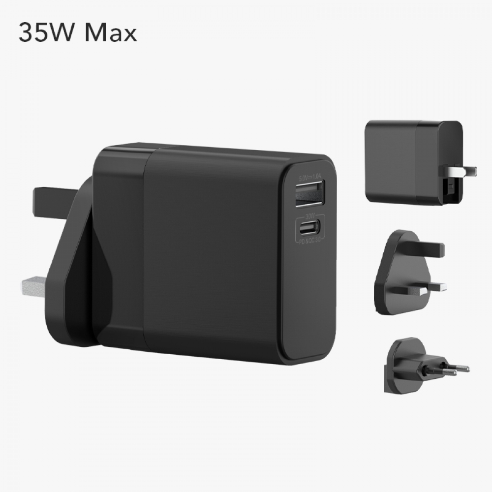 PD + QC 3.0 Travel Adapter KIT